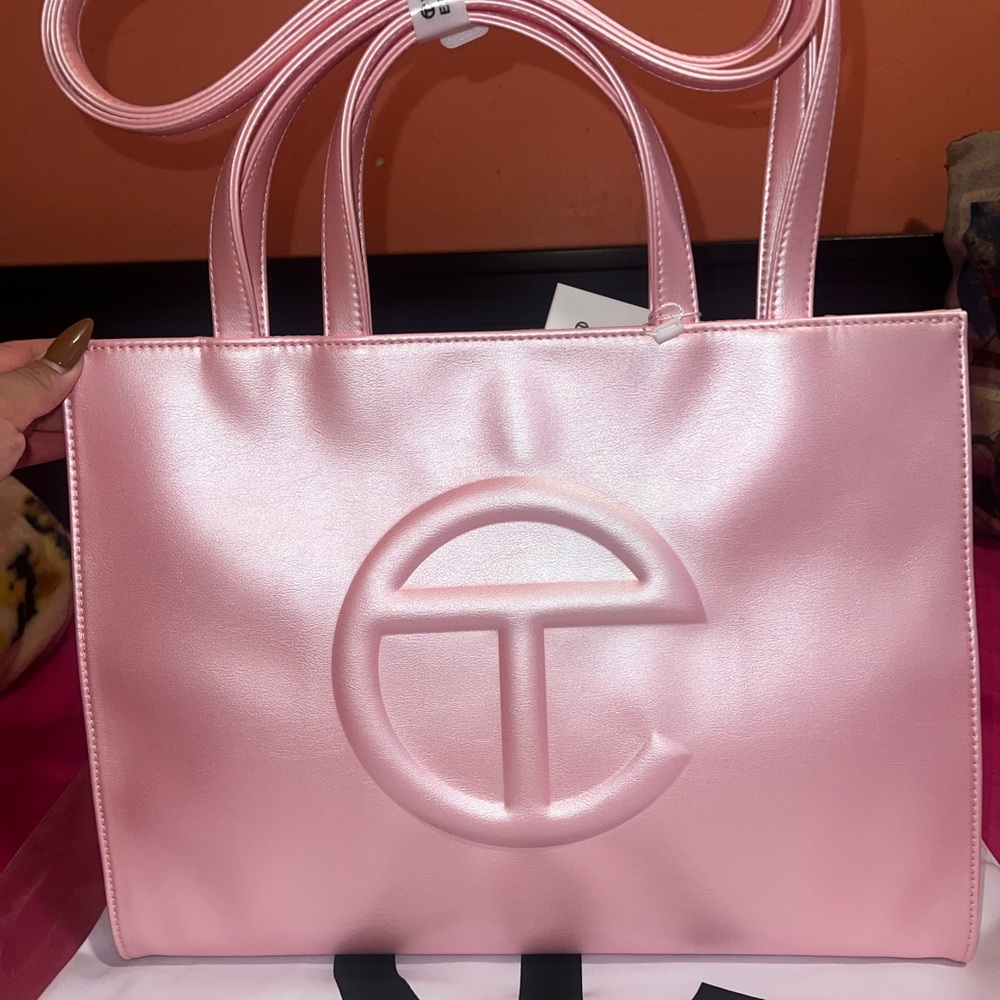 Telfar Medium Pink Shopping Bag